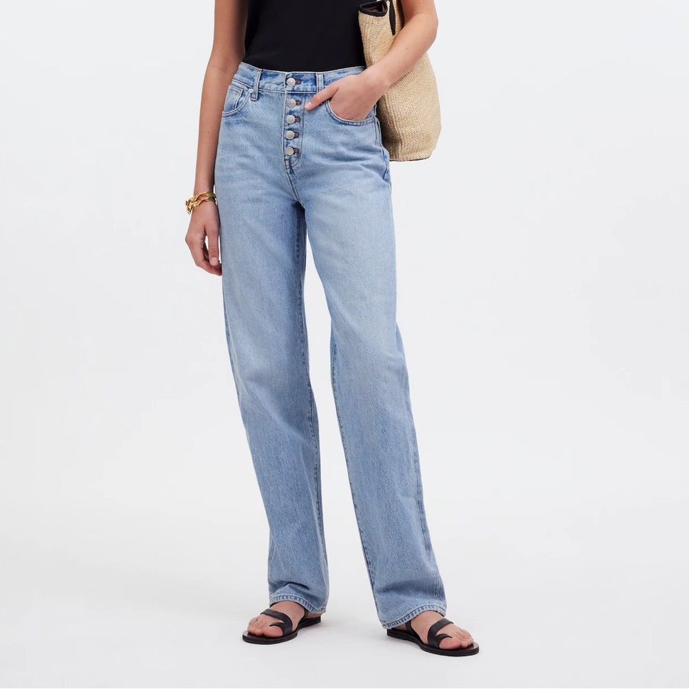 Madewell Baggy Straight Jeans